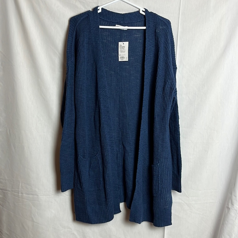 NWT Sonoma Blue XL knitted cardigan - Picture 1 of 9